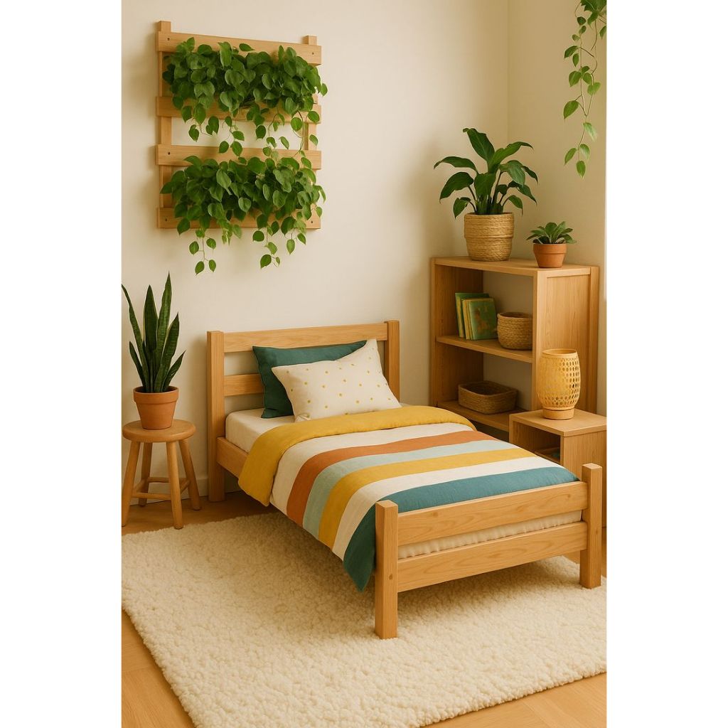 Dipan kayu jati anak kos,Dipan minimalis, Dipan polos