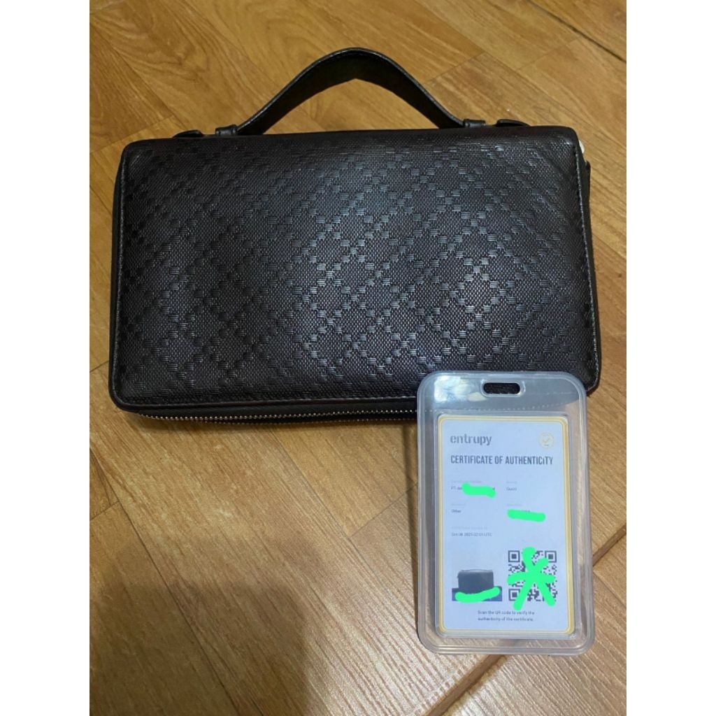 Gucci Authentic w ENTRUPY wallet dompet
