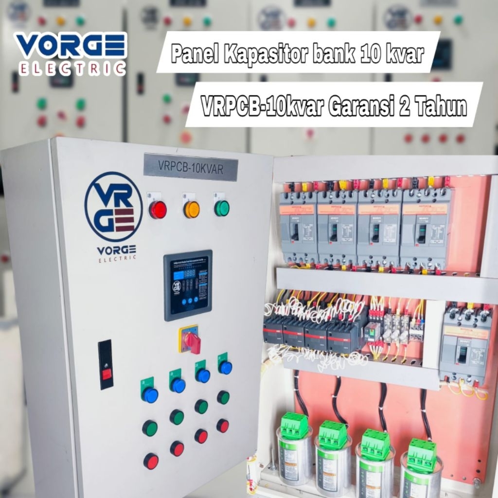 Panel Kapasitor bank 10 kvar VORGE capacitor bank VRPCB-10kvar Garansi 2 Tahun