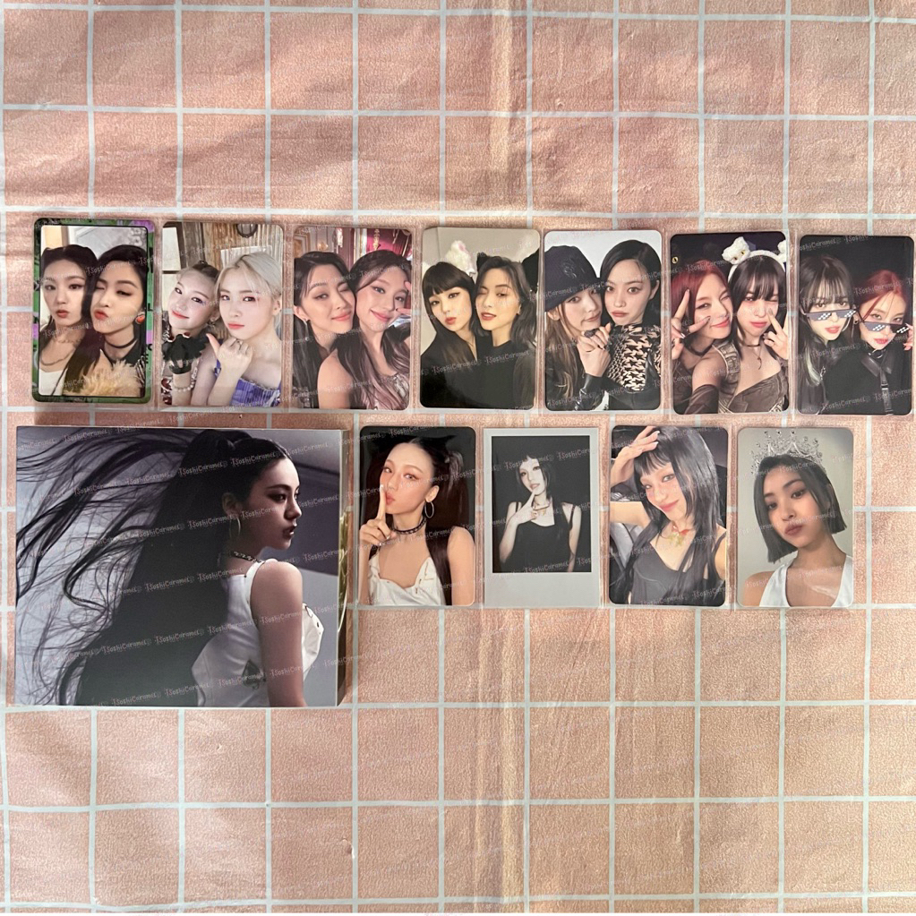 [ BACA DESC ] PC PHOTOCARD POB ITZY UNIT RYUJIN YEJI RYEJI YZY CHESIRE ALBUM FULLSET YEJI SOLO AIR J
