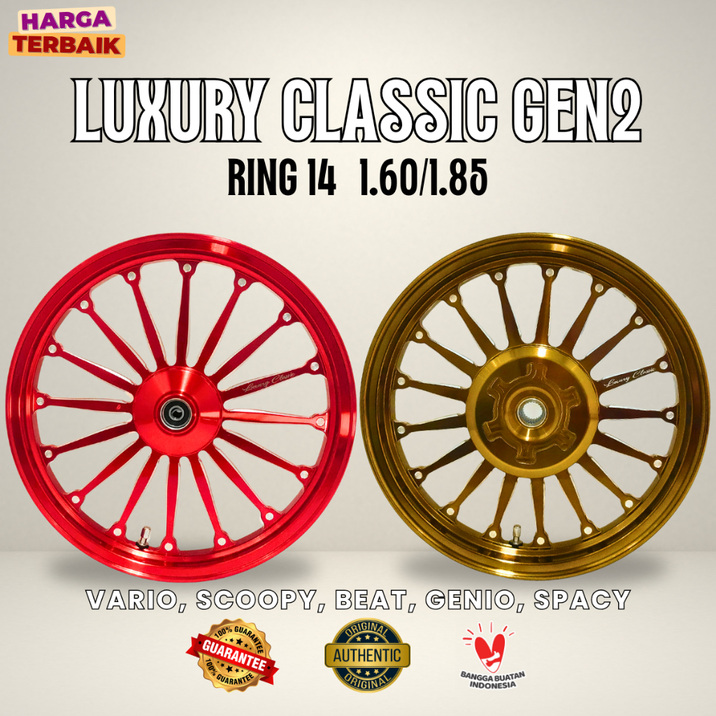 VELG RACING POWER LUXURY CLASSIC GEN 2 VARIO SCOOPY BEAT RING 14
