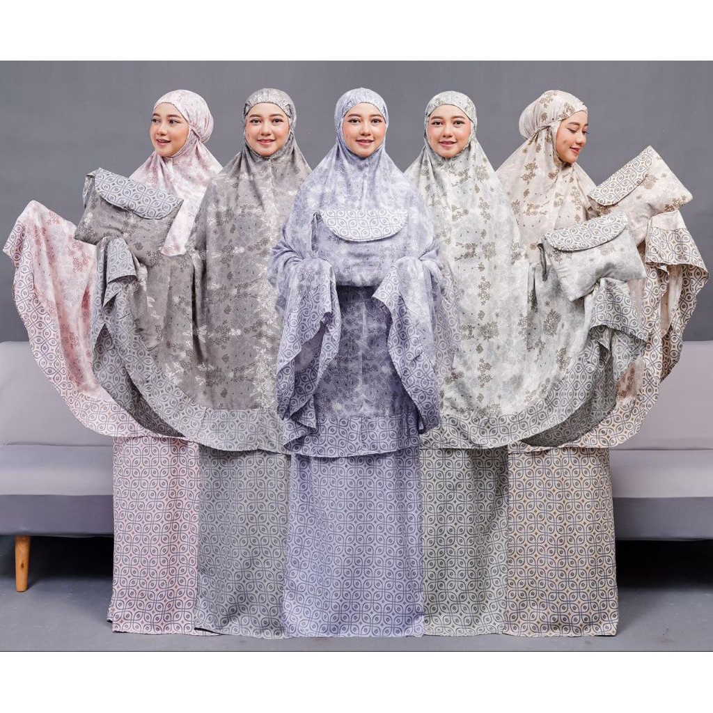 Mukena Batik Lawasan Premium Mukena Batik Sogan Mukena Batik Terbaru Matt Rayon Adem Terlaris