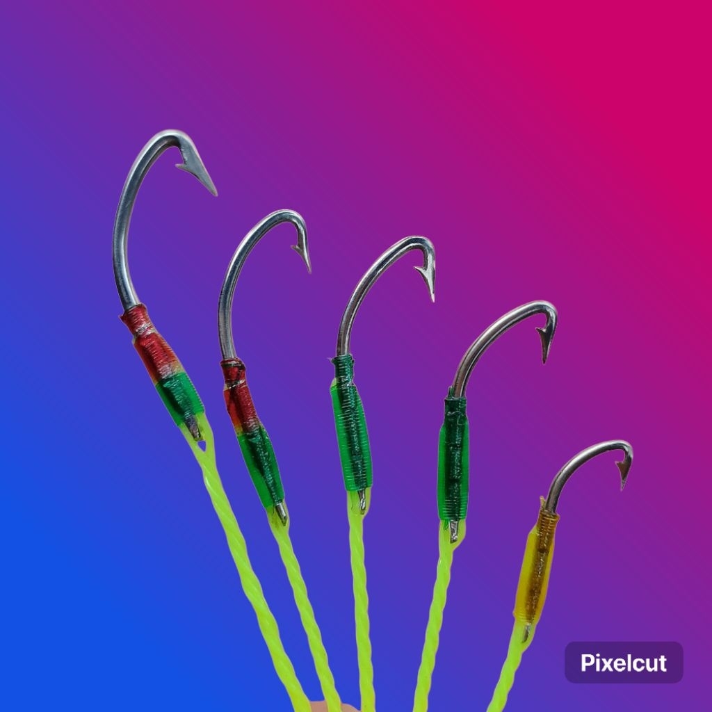 Kail pancing belut model Bayonet Senar 3Lapis Siap pakai