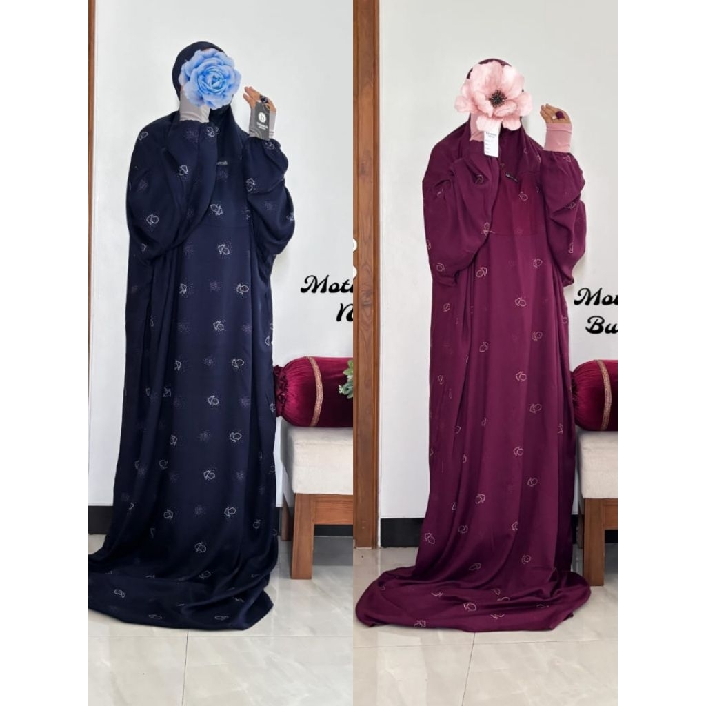 MUKENA TERUSAN YABASMAH MANSET || MUKENA YABASMAH MOTIF NA'EL || MUKENA TERUSAN YABASMAH MOTIF NA'EL