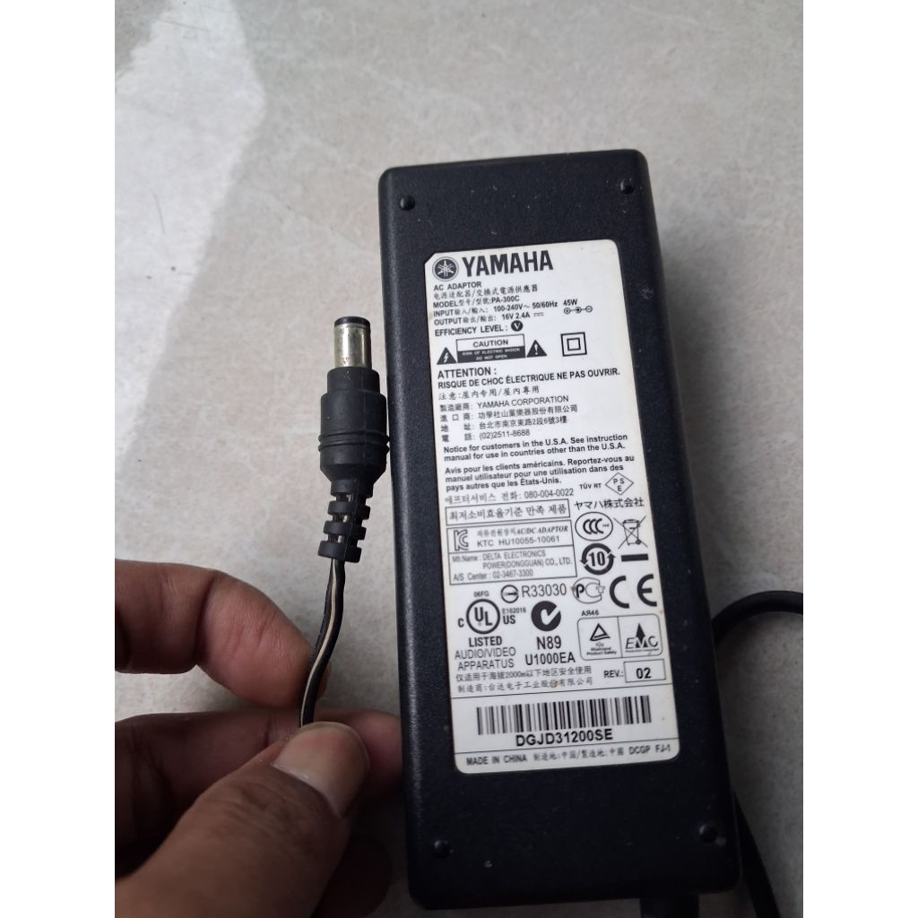 ADAPTOR ORI YAMAHA PSR,PSR S,PSR A,PSR SX