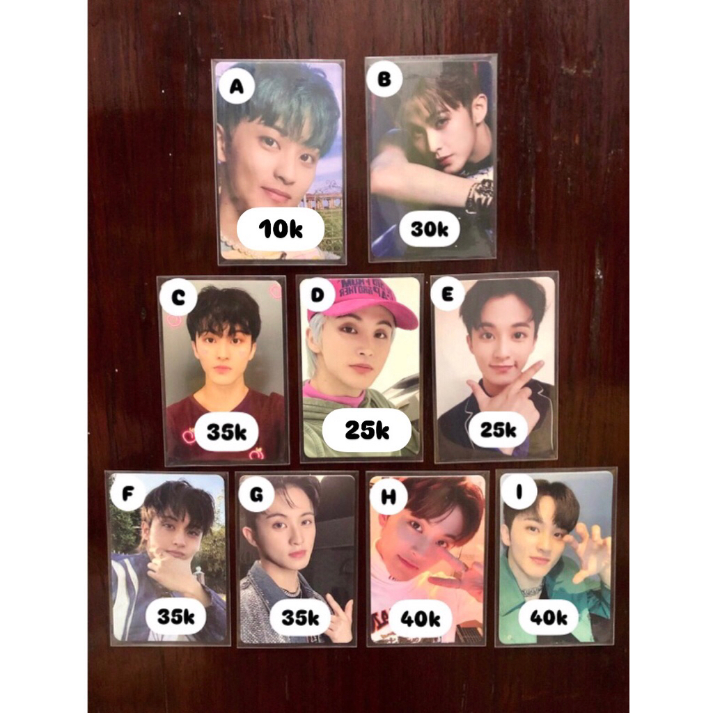 Photocard Official NCT Mark Lee