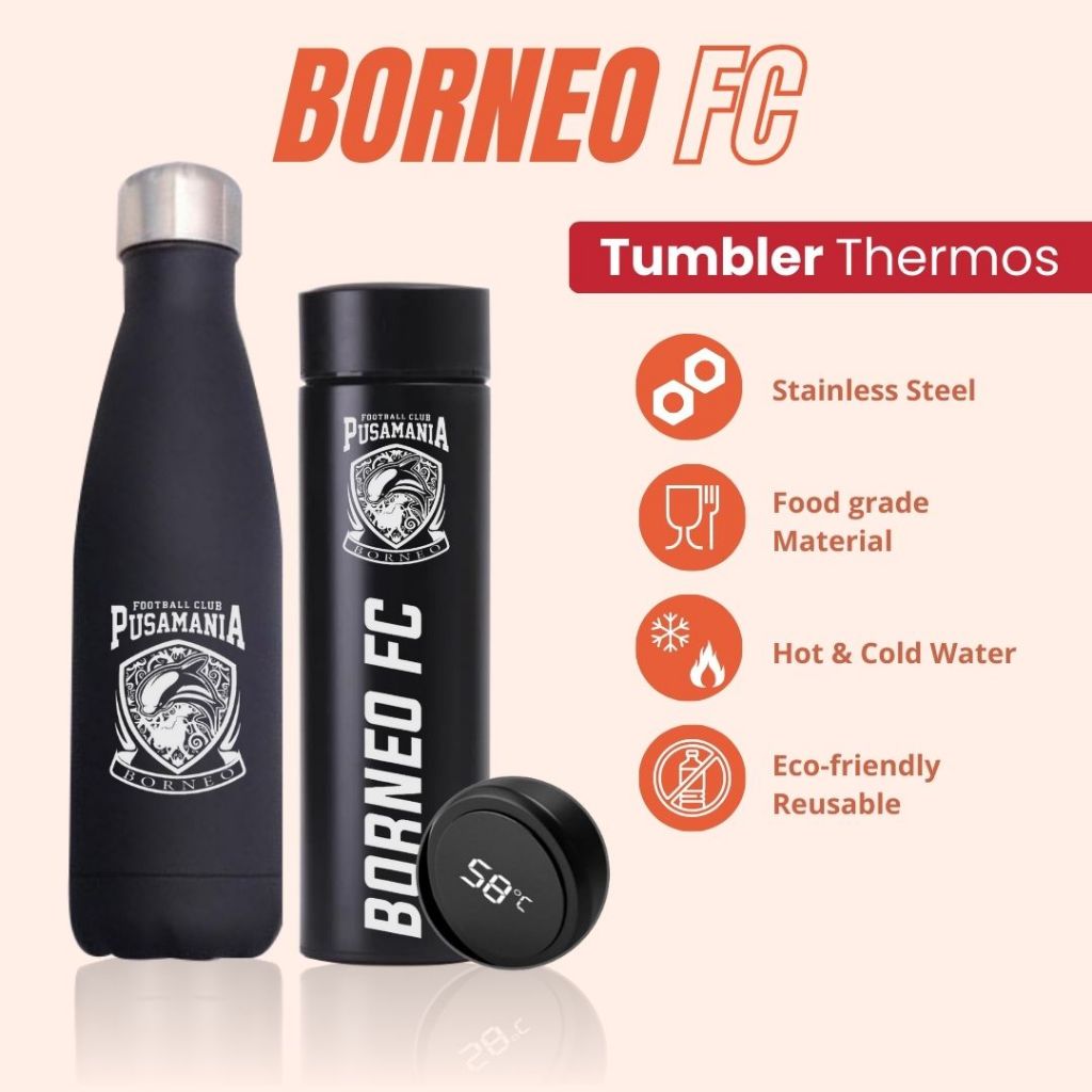 BORNEO FC - TUMBLER TERMOS CUSTOM BORNEO FC