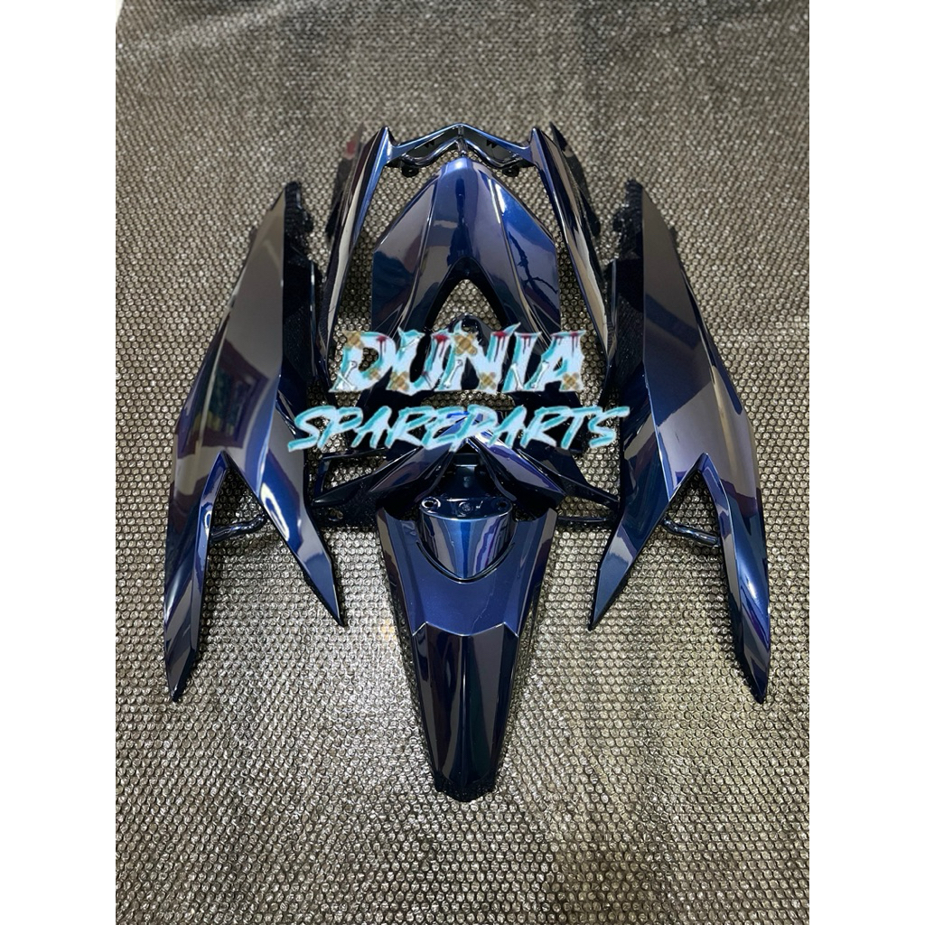 COVER FULL SET BODY HALUS HONDA BEAT DELUXE WARNA MONLIGHT BLUE