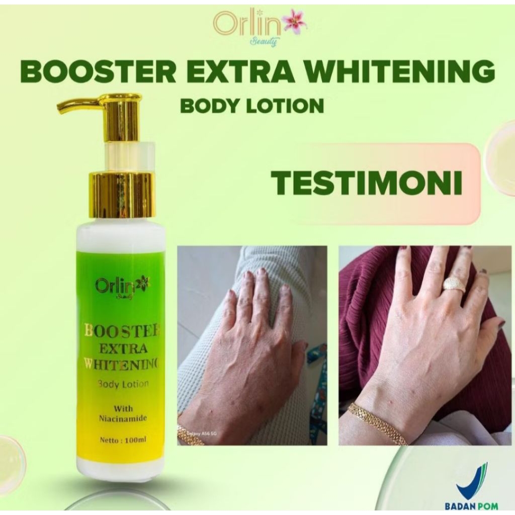 [ Free Kupon & Gift ] Orlin HB BOOSTER EXTRA WHITENING WITH NIACINIMADE || HB AMPUH MENCERAHKAN || B