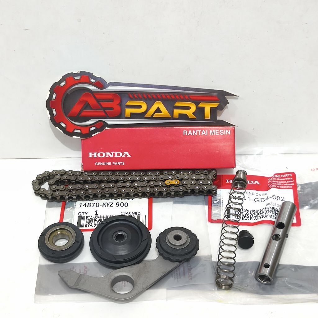 PAKET RANTAI KETENG SET KYZ + ROLL 2 PLAT TENSIONER SULING KETENG SUPRA X 125 HELM IN BLADE NEW 125 