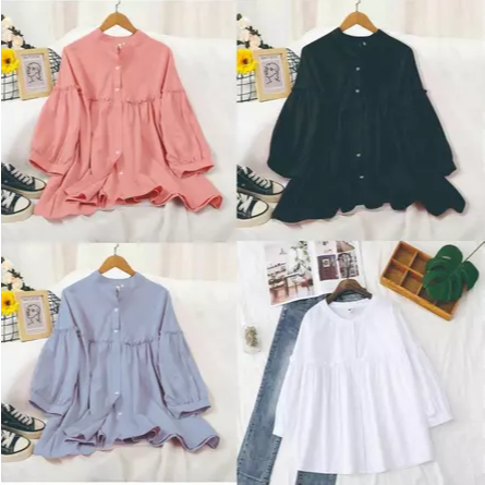 Tunik Anak Chika Perempuan Midi Dress Anak 5-14 Tahun Crinkle Premium