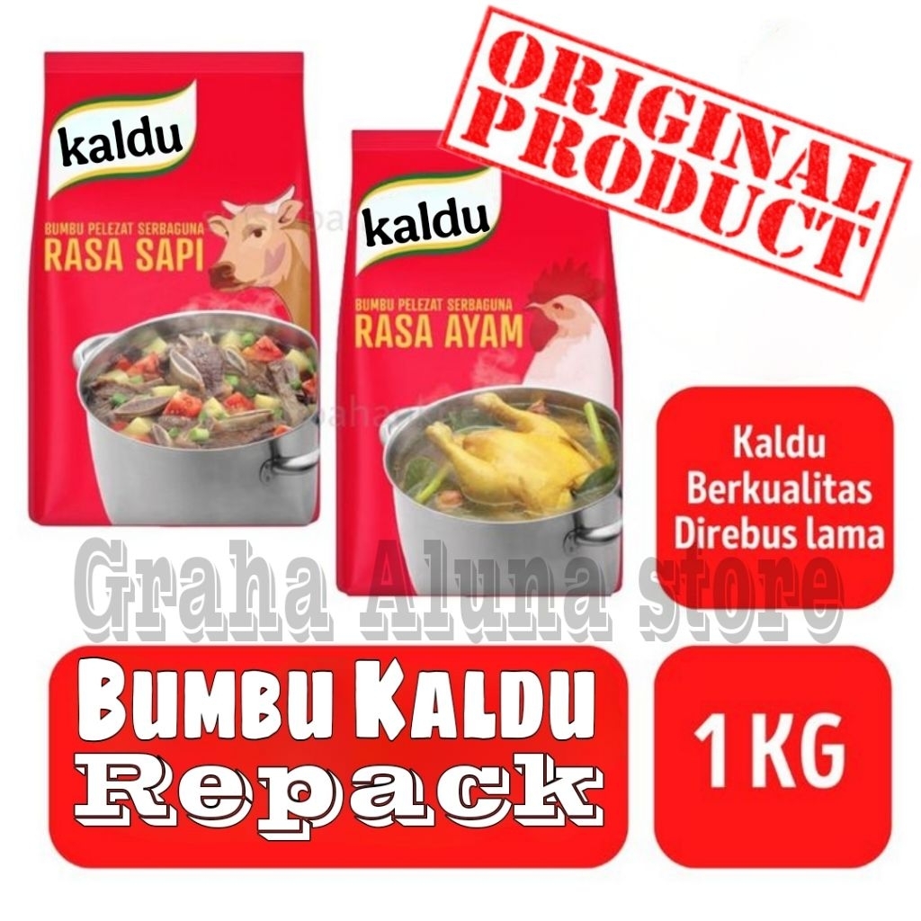 Penyedap Masakan Rasa Kaldu Ayam/Sapi 1 Kg Curah Kemasan Royco Repack Harga Murah