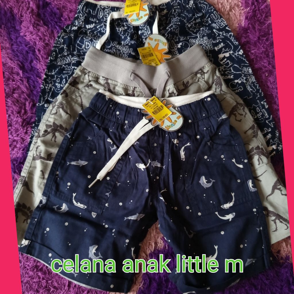 celana pendek anak laki laki little m