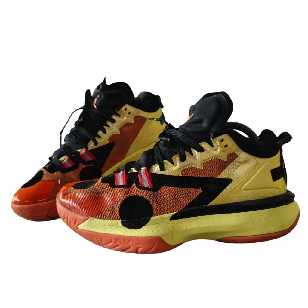 SEPATU SEKEN_NARUTO x AIR JORDAN ZION 1 SP PF 'KYUUBI' - 40