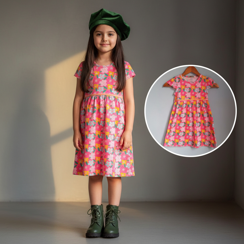 Dress Anak Perempuan Loly 1-5 Tahun Baju Anak Bayi Perempuan Ramona Co