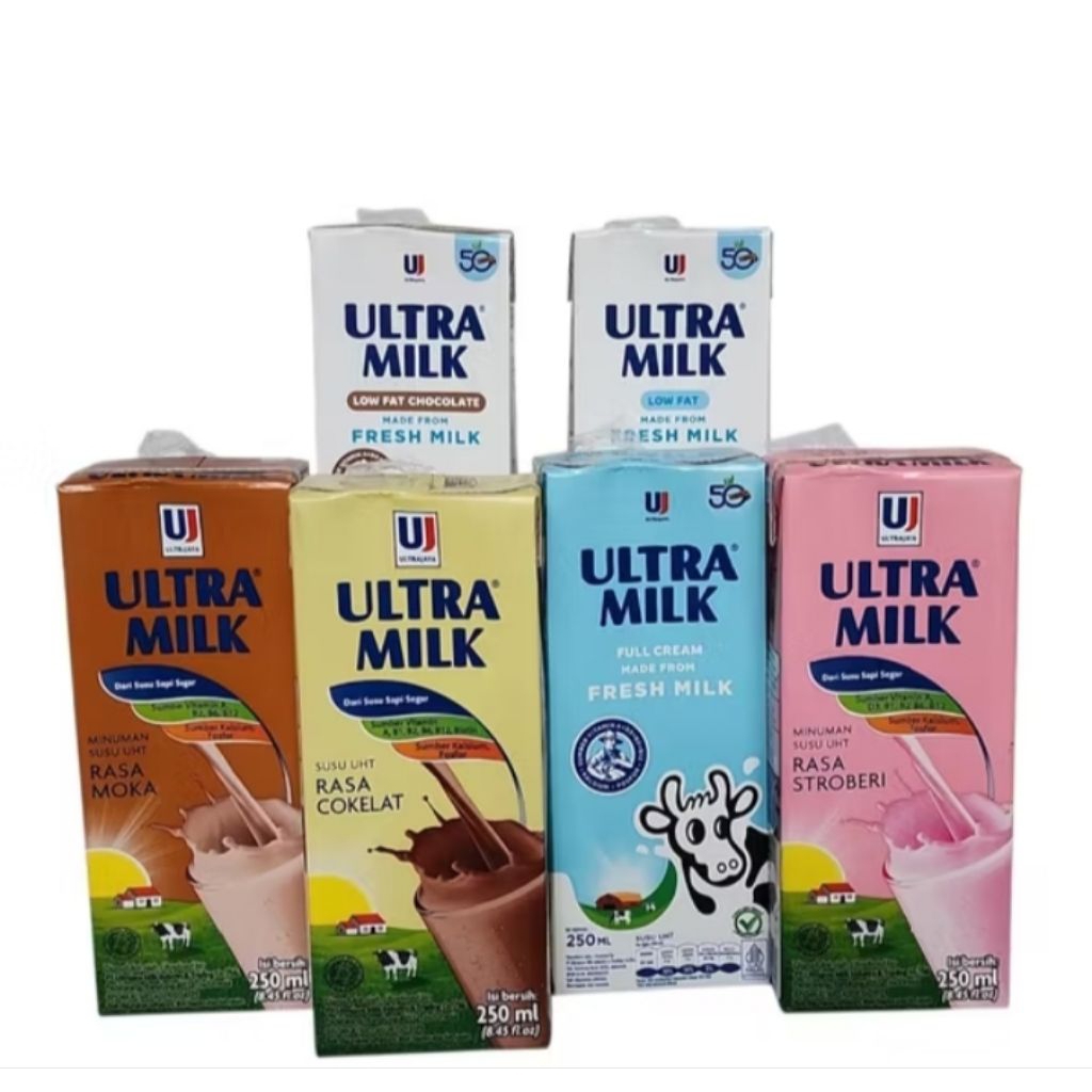 Susu Ultra Milk 250ml / Susu UHT ultra milk 250ml All varian
