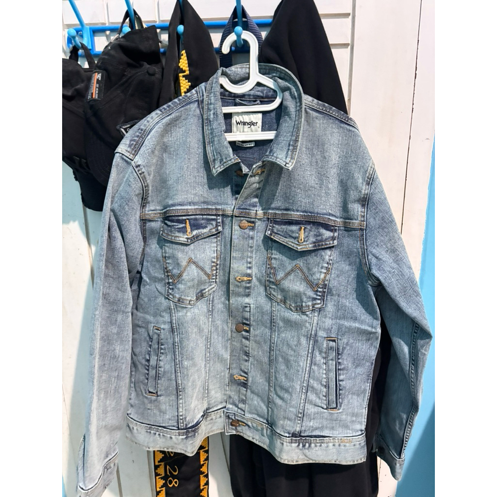 jaket denim wrangler