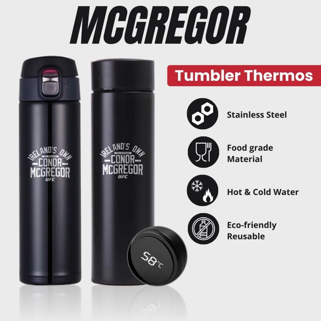 CONOR MCGREGOR - TUMBLER TERMOS CUSTOM DESAIN LOGO MCGREGOR
