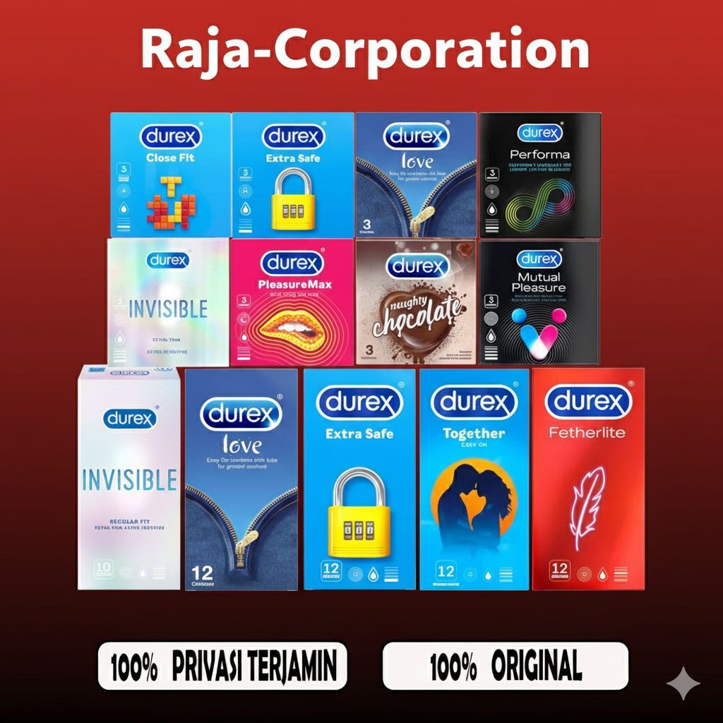 DUREX - Kondom Durex All Varian / Durex Love / Durex Together / Durex Invisible / Durex Mutual Pleas