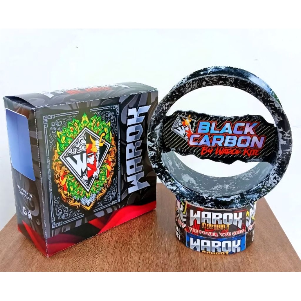 Bladu/Gulungan Layangan Motif BLACK CARBON By Warok Ketebalan Sedang