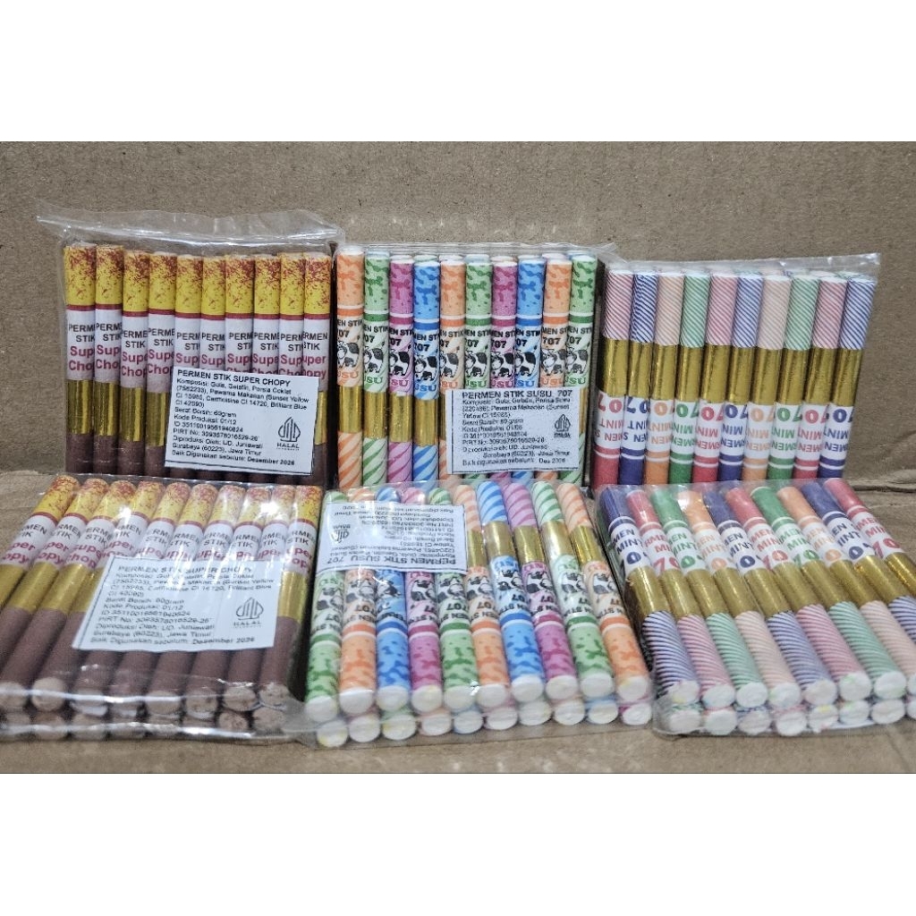 permen stik stick permen jadul Permen coklat isi 20 pcs