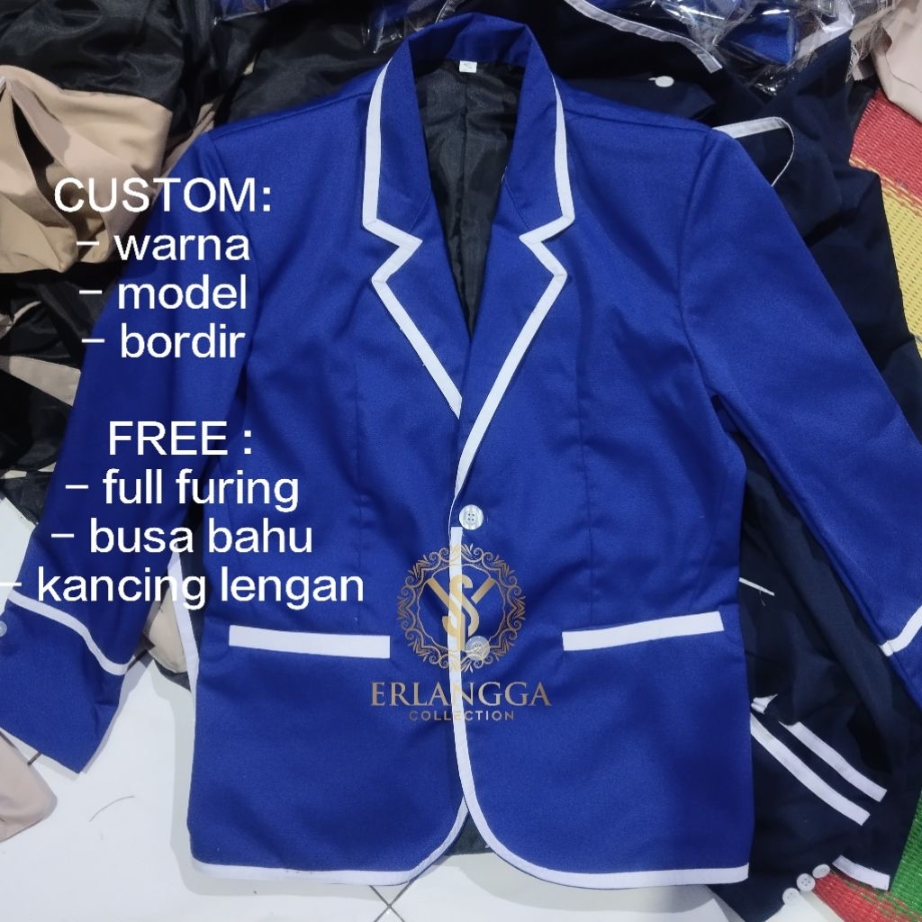 Almamater Sekolah Custom