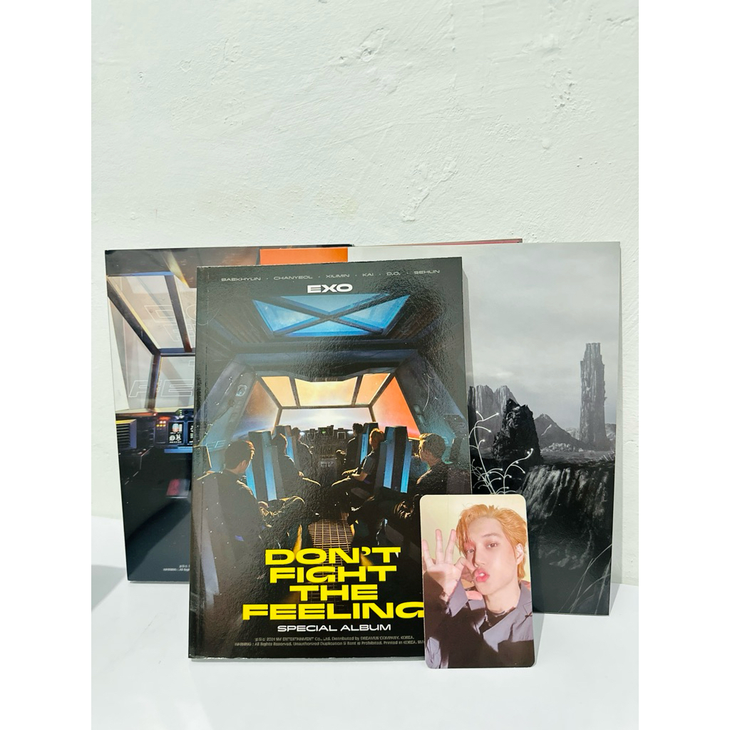 EXO Special Album Don’t Fight The Feeling ( Episode 1 Emergency Landing Version ) + PC Kai