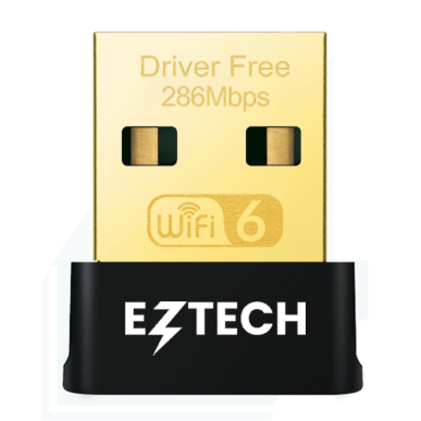 EZTECH AX300 USB WIFI6 Adapter Wifi Receiver PC 286Mbps Wireless (Second 1 bulan pemakaian)
