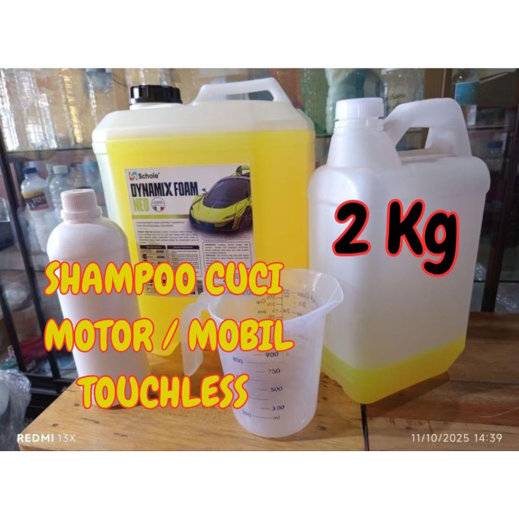 shampo cuci kendaraan tanpa sentuh TOUCHLESS SCHOLE DYNAMIX foam Neo kemasan 2KG