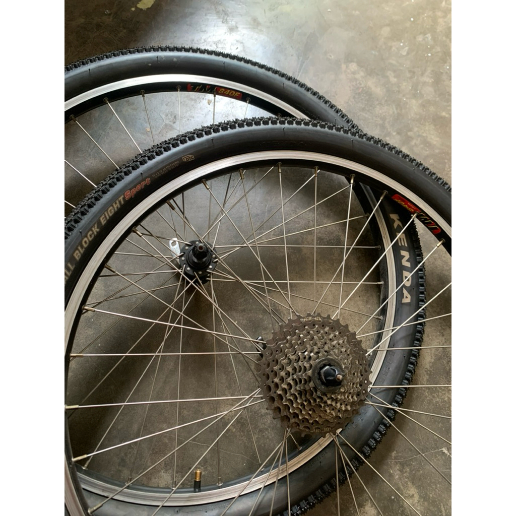 Wheelset 26 Shimano M430 - Araya TM840F