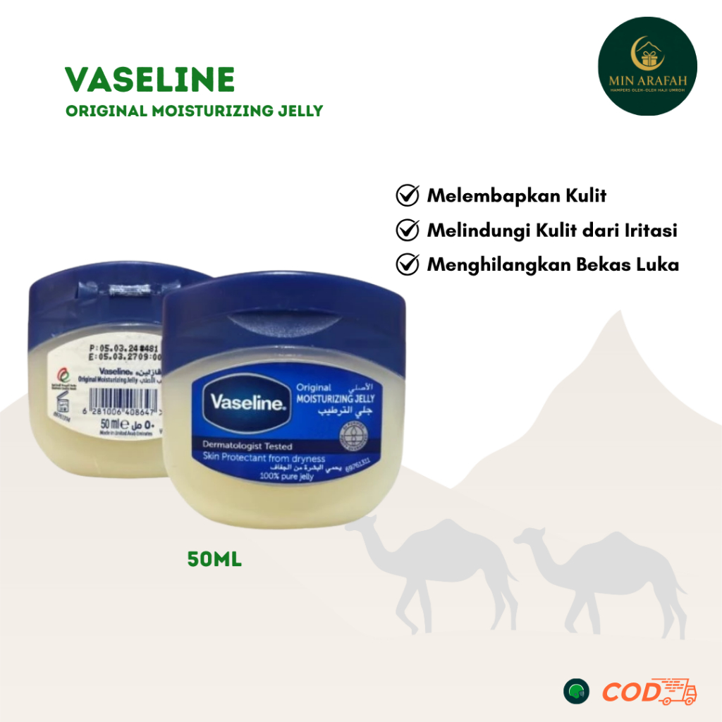 Vaseline petroleum jelly 50ml original arab FLASH SALE Vaseline Repairing Petroleum Jelly Original