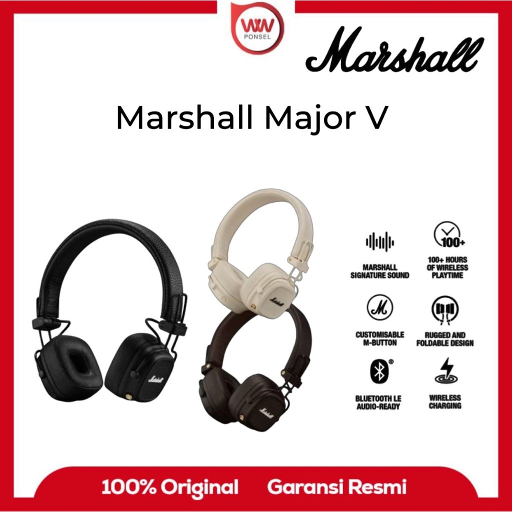 Marshall Major V Bluetooth Headphone
