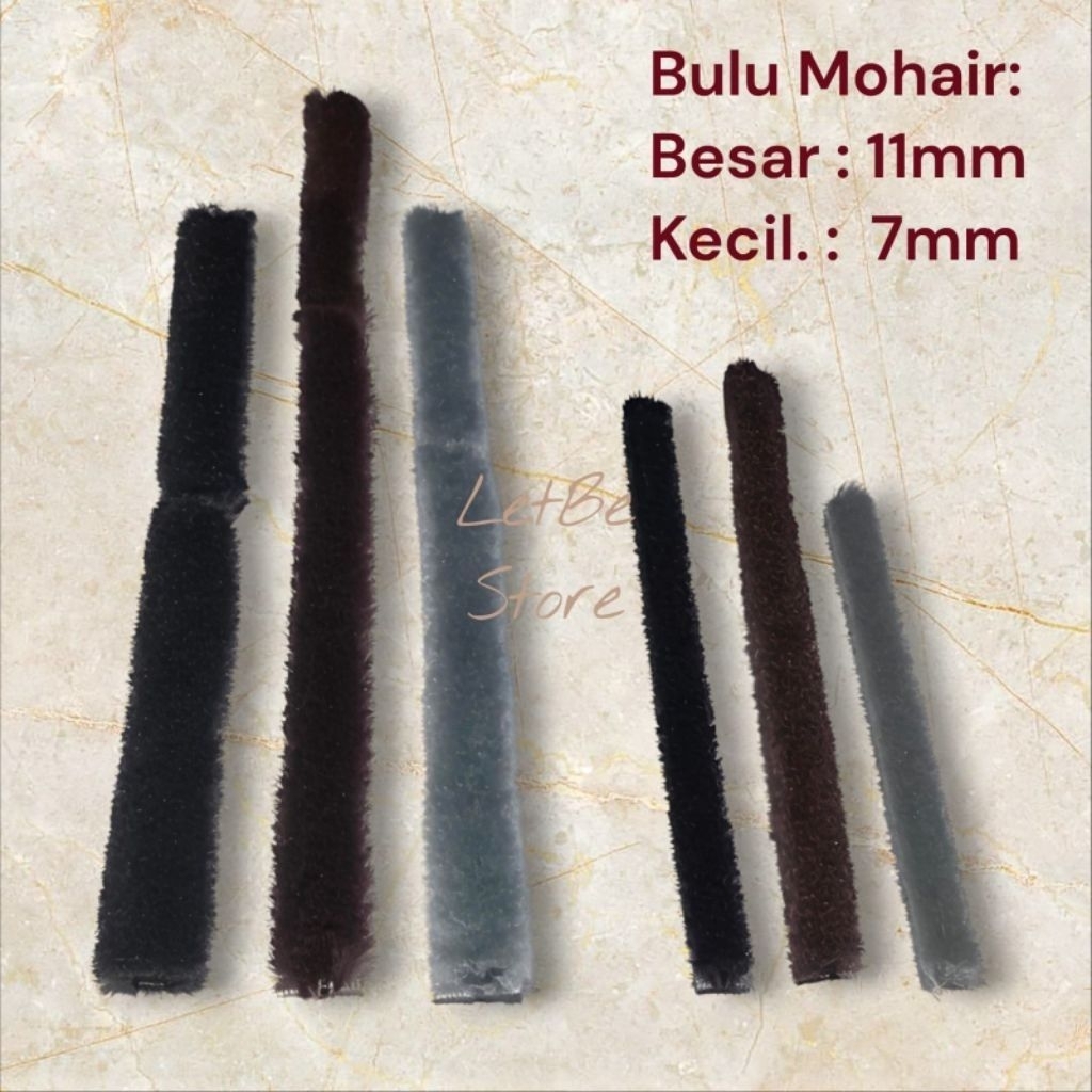 Mohair Bulu Moher Kecil 10 Meter