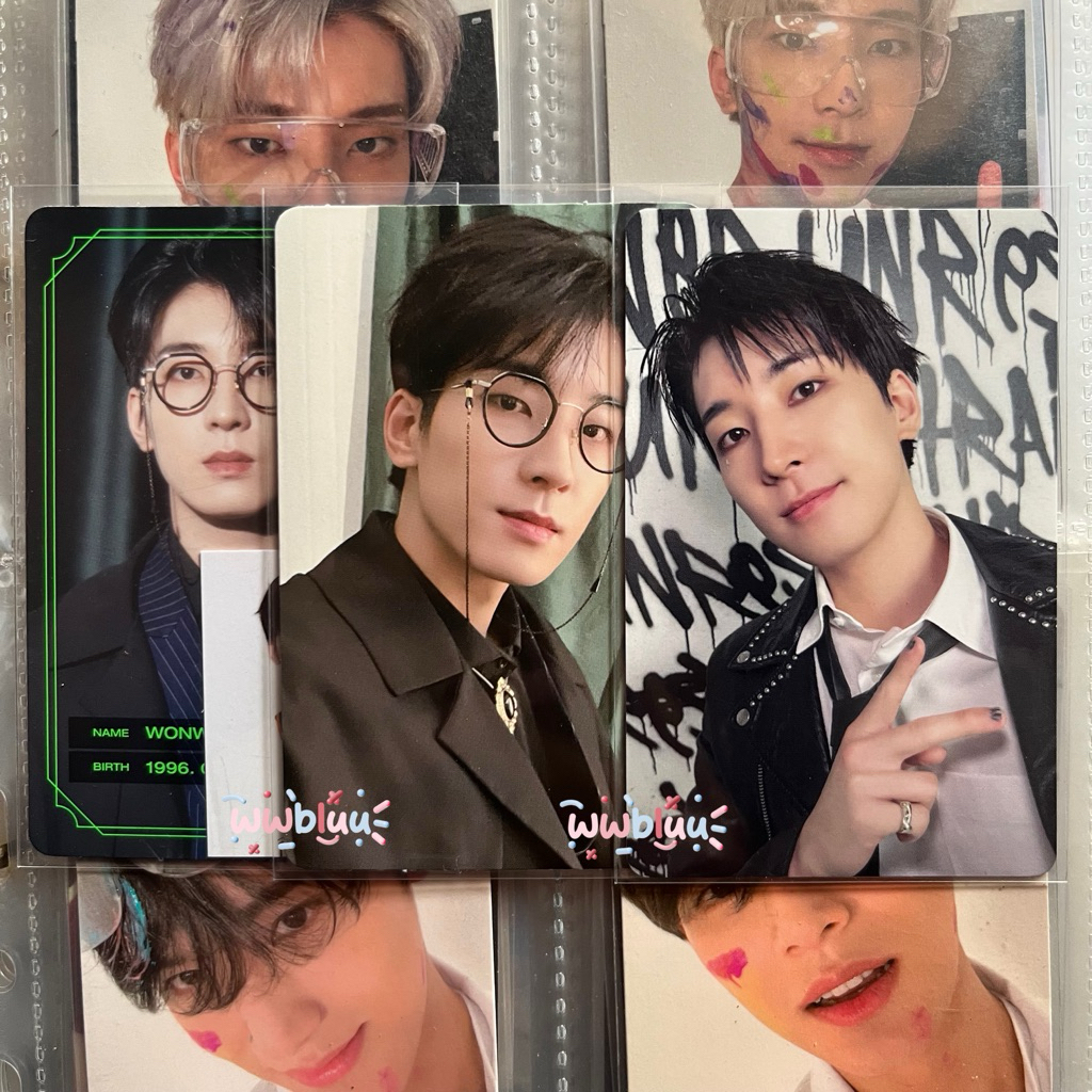 [READY] Pc Wonwoo Potter Game Boi Membkit Set ID Pair Pc Wonu Daredevil Bumn Peace
