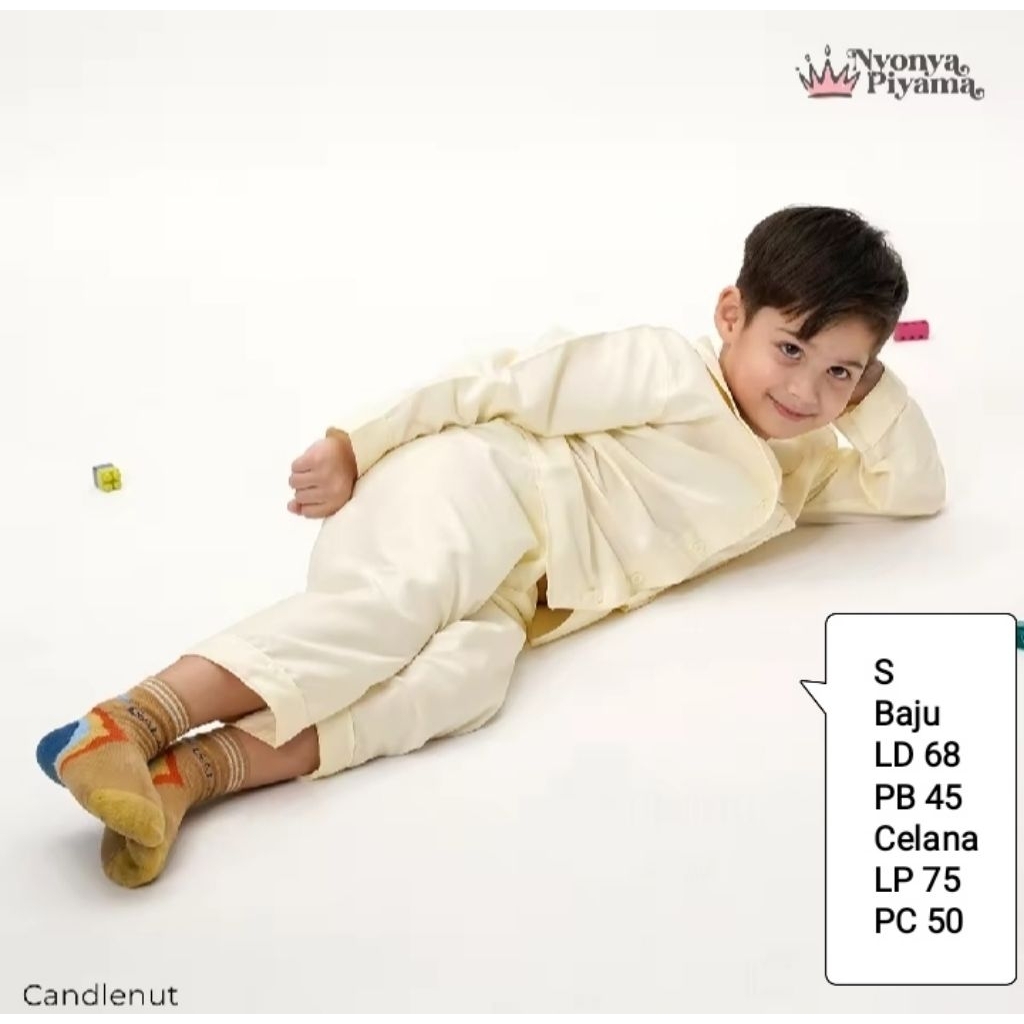 Nyonya Piyama Anak Set Celana Panjang S