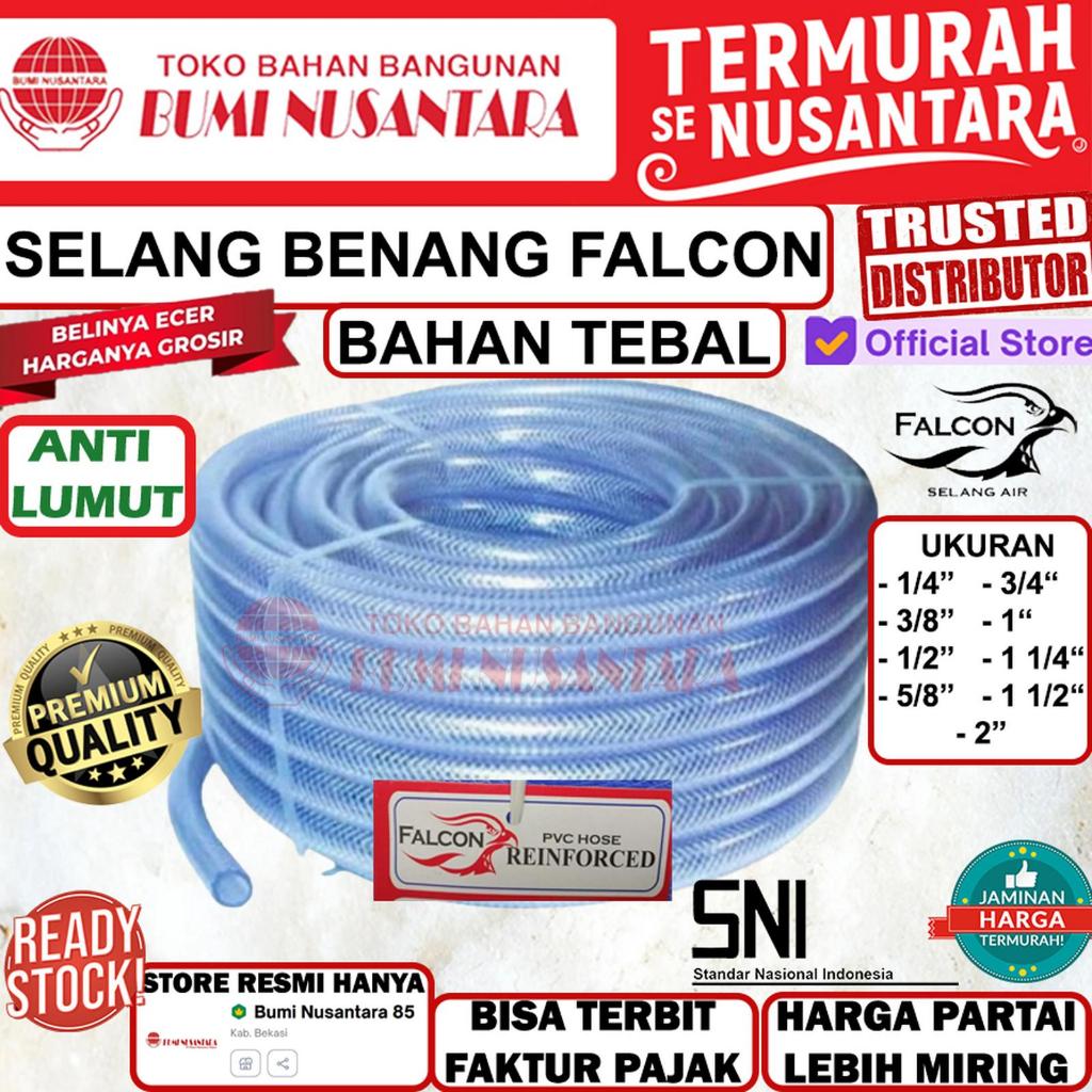 Falcon Selang Benang 1 1/4" Roll 50 Meter ID 32MM Selang Air Benang 1 1/4 Inch TEBAL Reinforced Wate