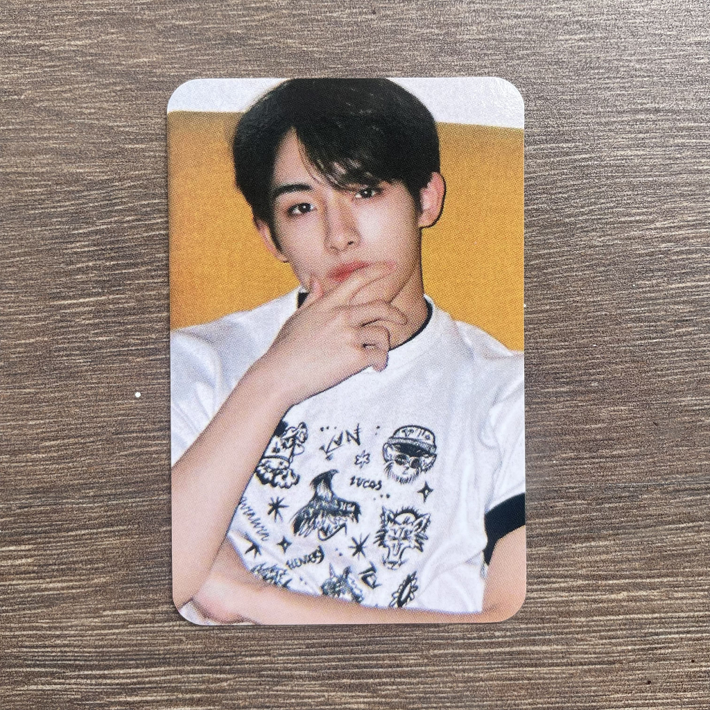 [ Ready ] PC Winwin tatto luggage sticker set md merch designed by ten official photocard wayv unsea