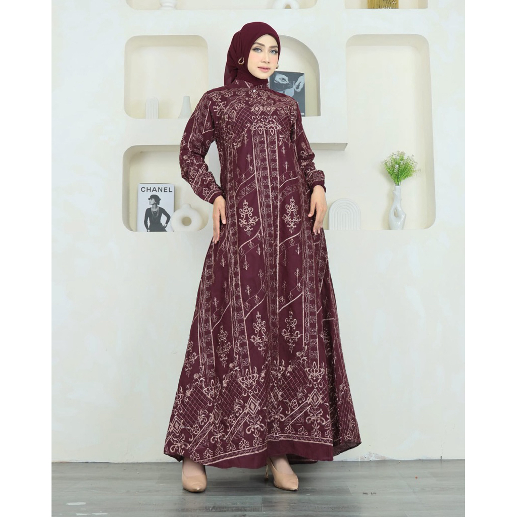 Gamis Laura Katboll Kerancang BKK/Laura Dress/GamisKatbol/gamismurah