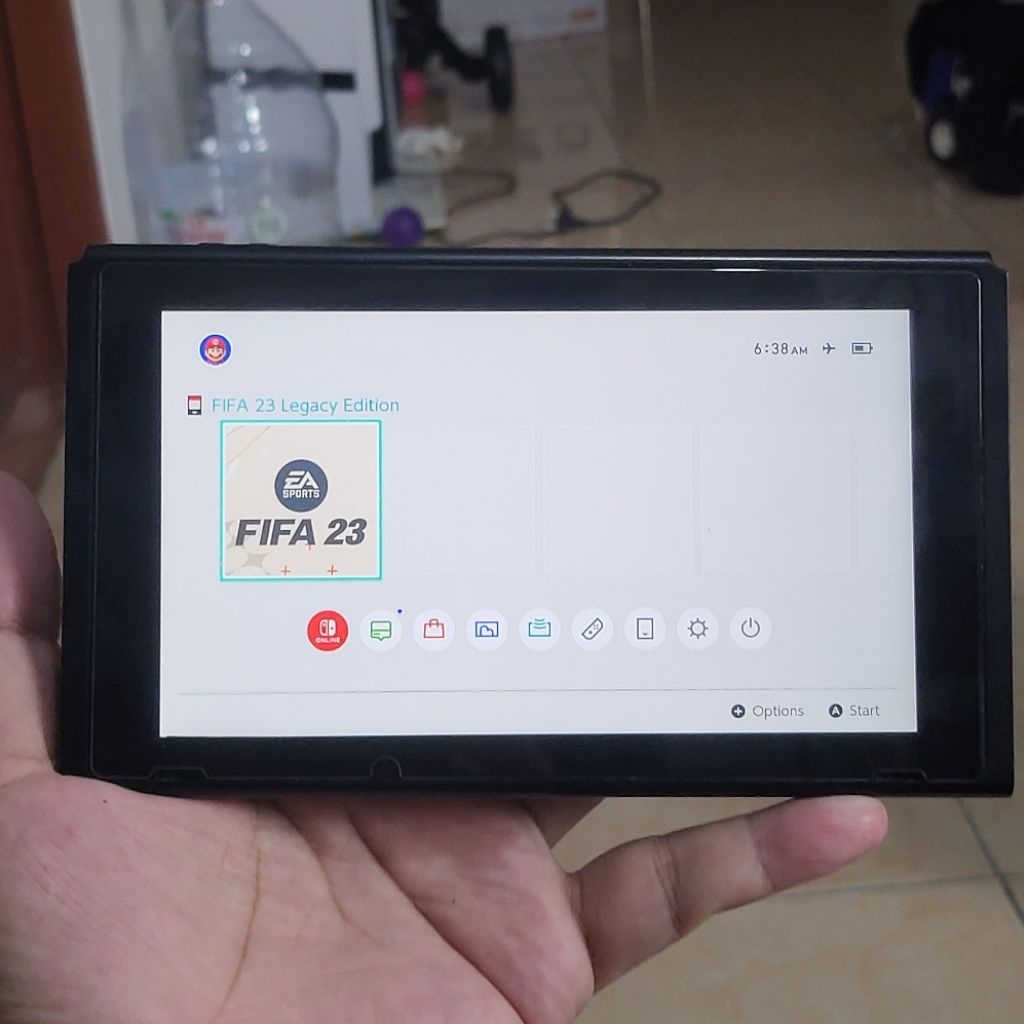 TABLET NINTENDO SWITCH V1 OFW + KASET FIFA 23 , BISA TT