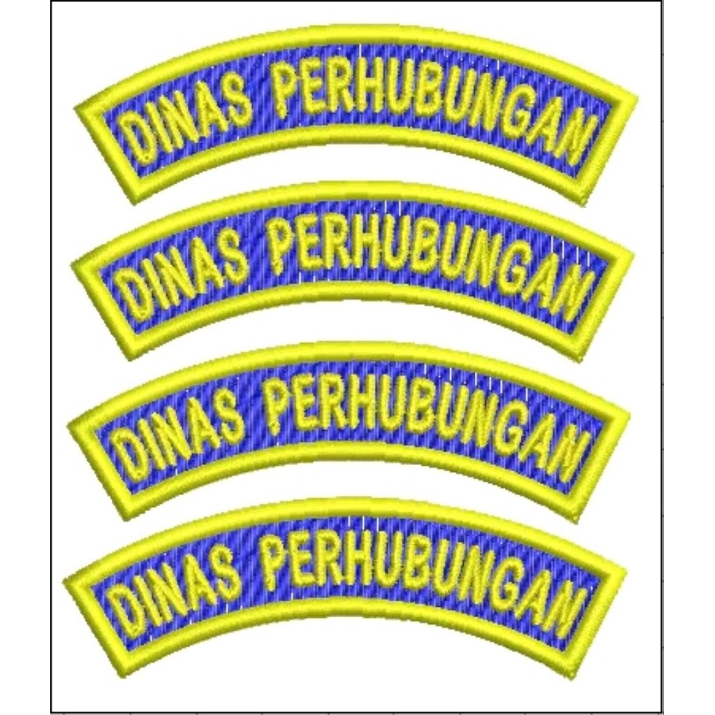 dinas perhubungan bordir timbul