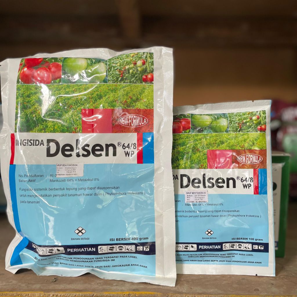 fungisida delsen 64/8wp fungisida perawat tanaman bawang,kentang,cabai DLL
