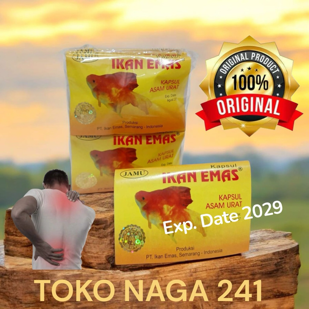 Jamu Asam Urat Ikan Emas  1pack herbal