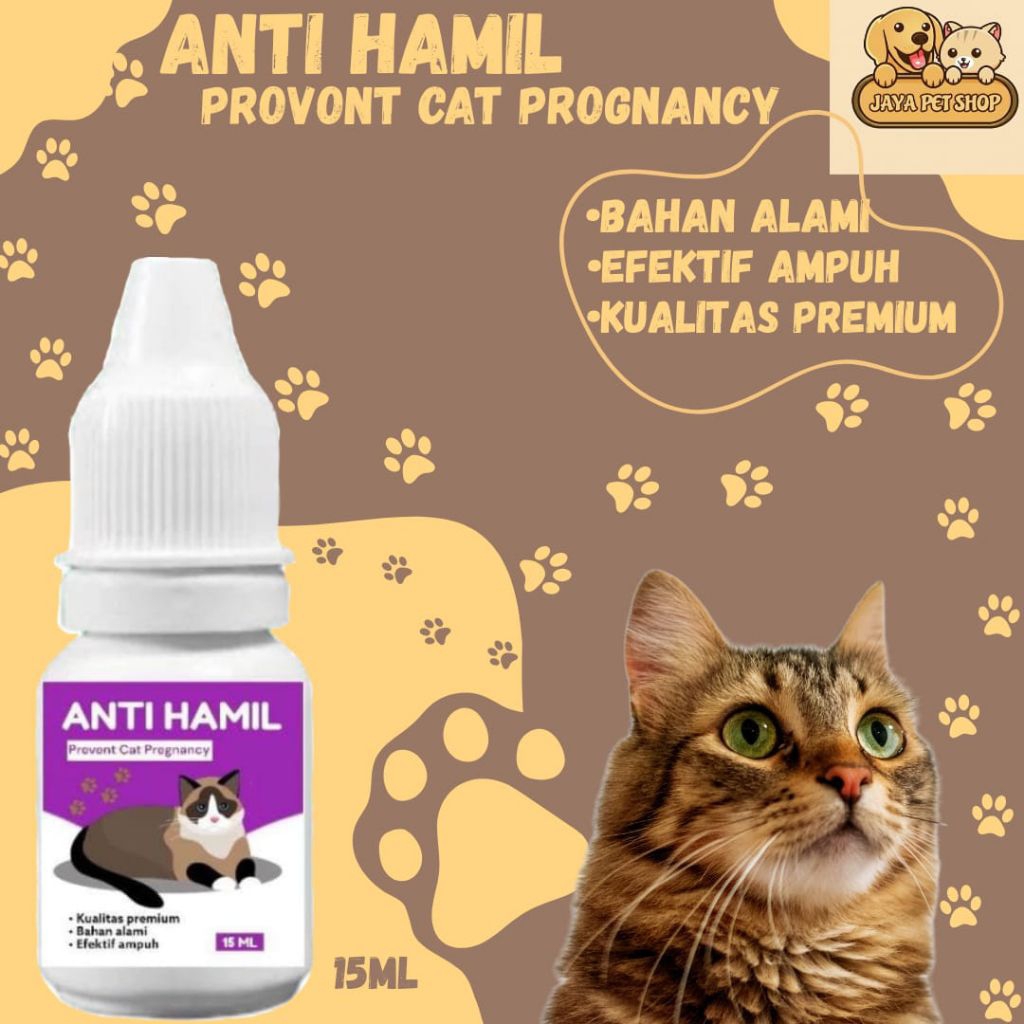Obat KB Anti Hamil untuk Kucing 15ml - Obat KB Kucing