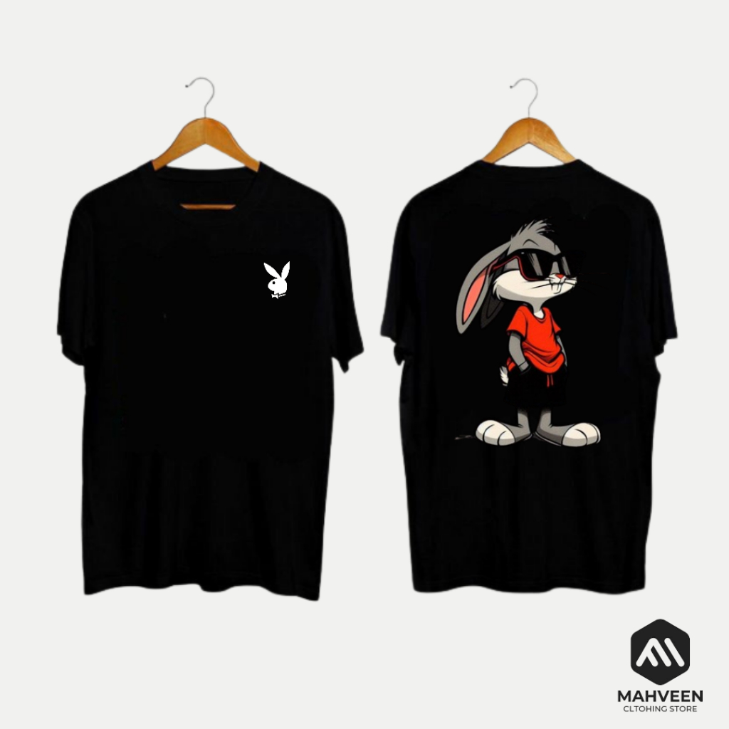 Kaos Distro Pria Playboy Premium Katun Combad