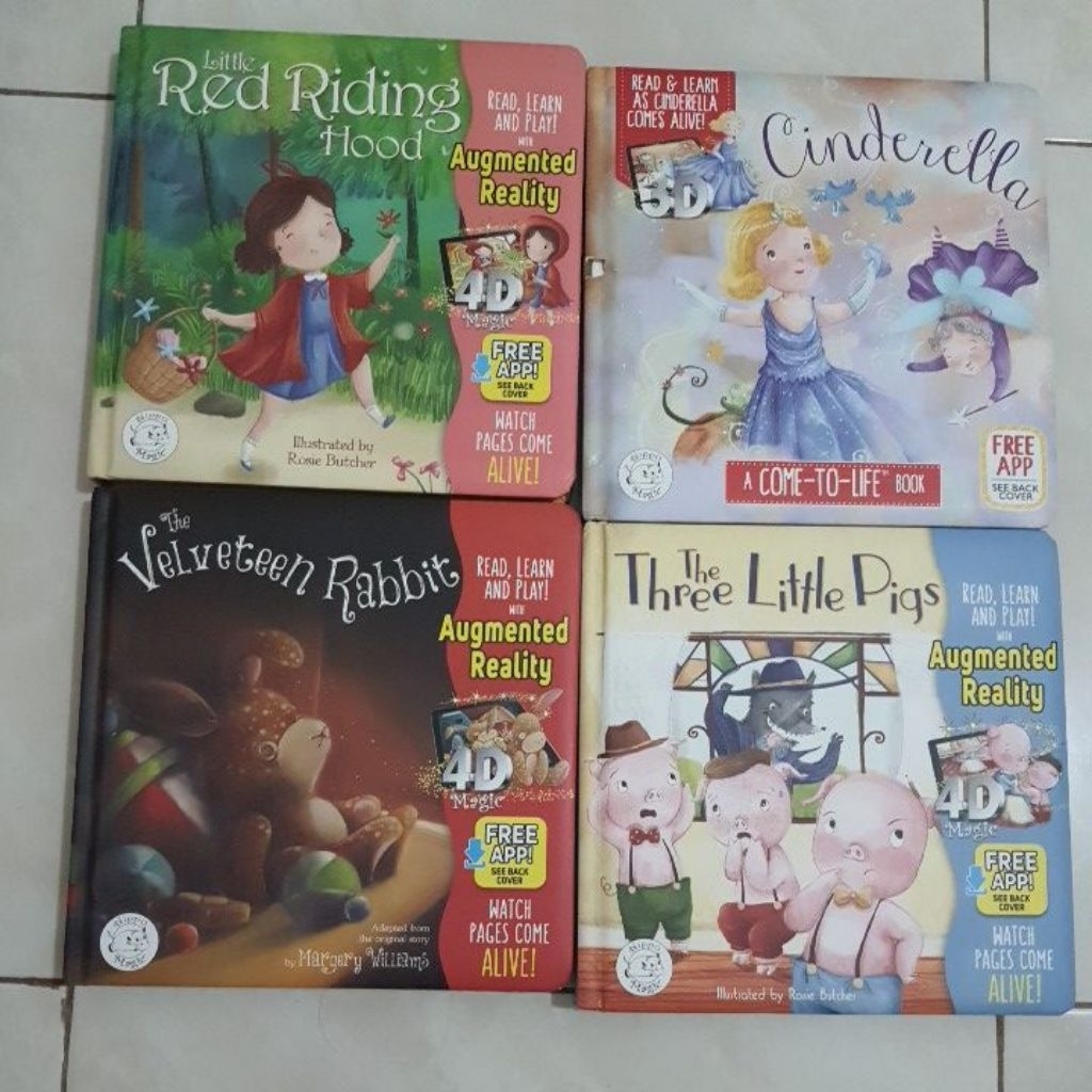 Augmented Reality book, watch pages come alive preloved kondisi layak pakai 80% oleh hippo magic ada