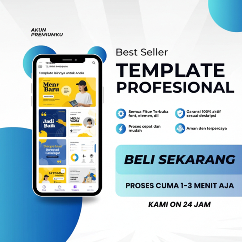 50.000++ Template Canva Premium & Template Canva Pro Siap Pakai