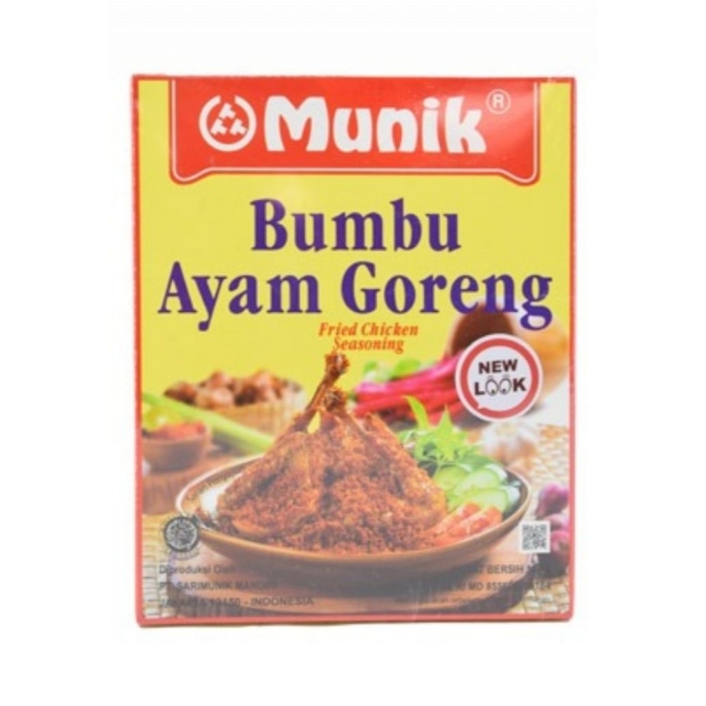 Munik Bumbu Instan / Ayam Goreng / Ayam Panggang / Tomyam / Rendang / Nasi Goreng Kampung / Ayam Wok