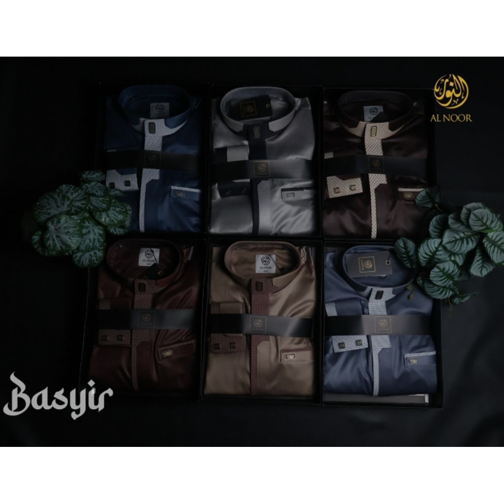 BISA COD - JUBAH AL NOOR DEWASA POLYSTER MODEL BASYIR