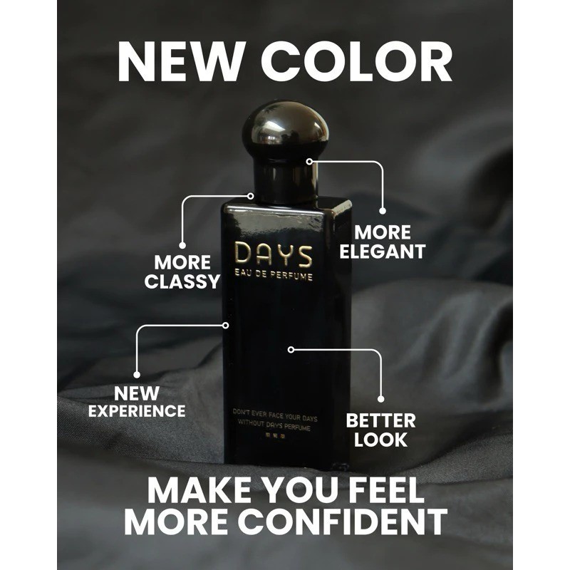 DAYS PARFUM EDP 30ML / DAYS PARFUM ORIGINAL / PARFUM WANITA - PARFUM PRIA / DAYS PARFUME EAU DE PARF