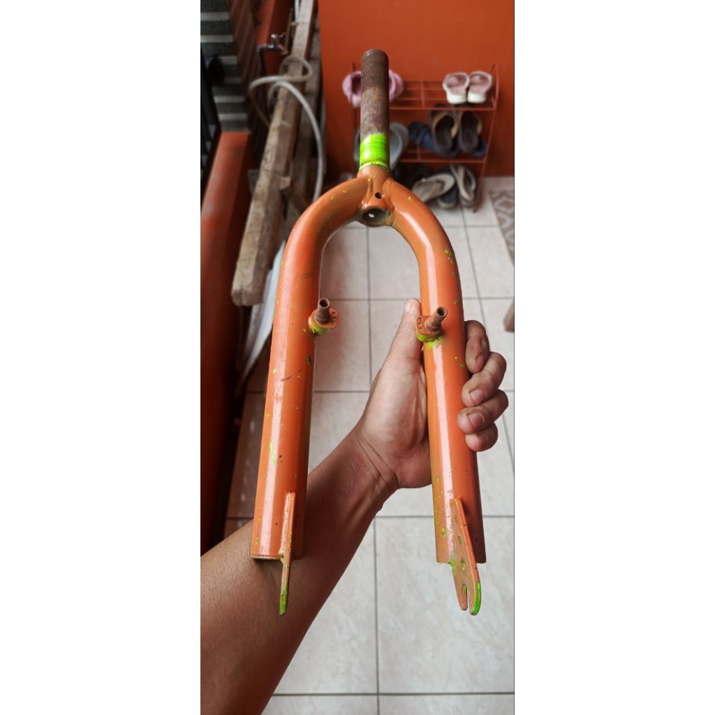 FORK SEPEDA BMX BEKAS UKURAN 20 DRAT COPTTAN GENNIO